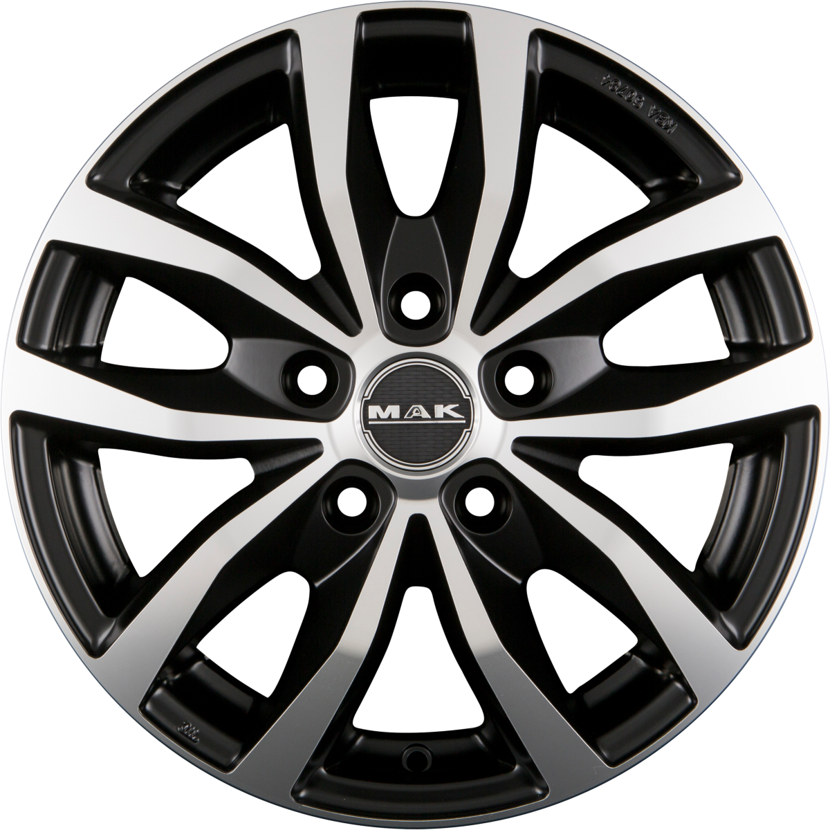 Mak Load 5 Ice Black Alufelge 7x17 Zoll ET68 LK 5x118 ML71.1