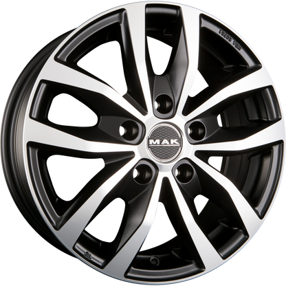 Mak Load 5 Ice Black Alufelge 7x17 Zoll ET68 LK 5x118 ML71.1 – Bild 2