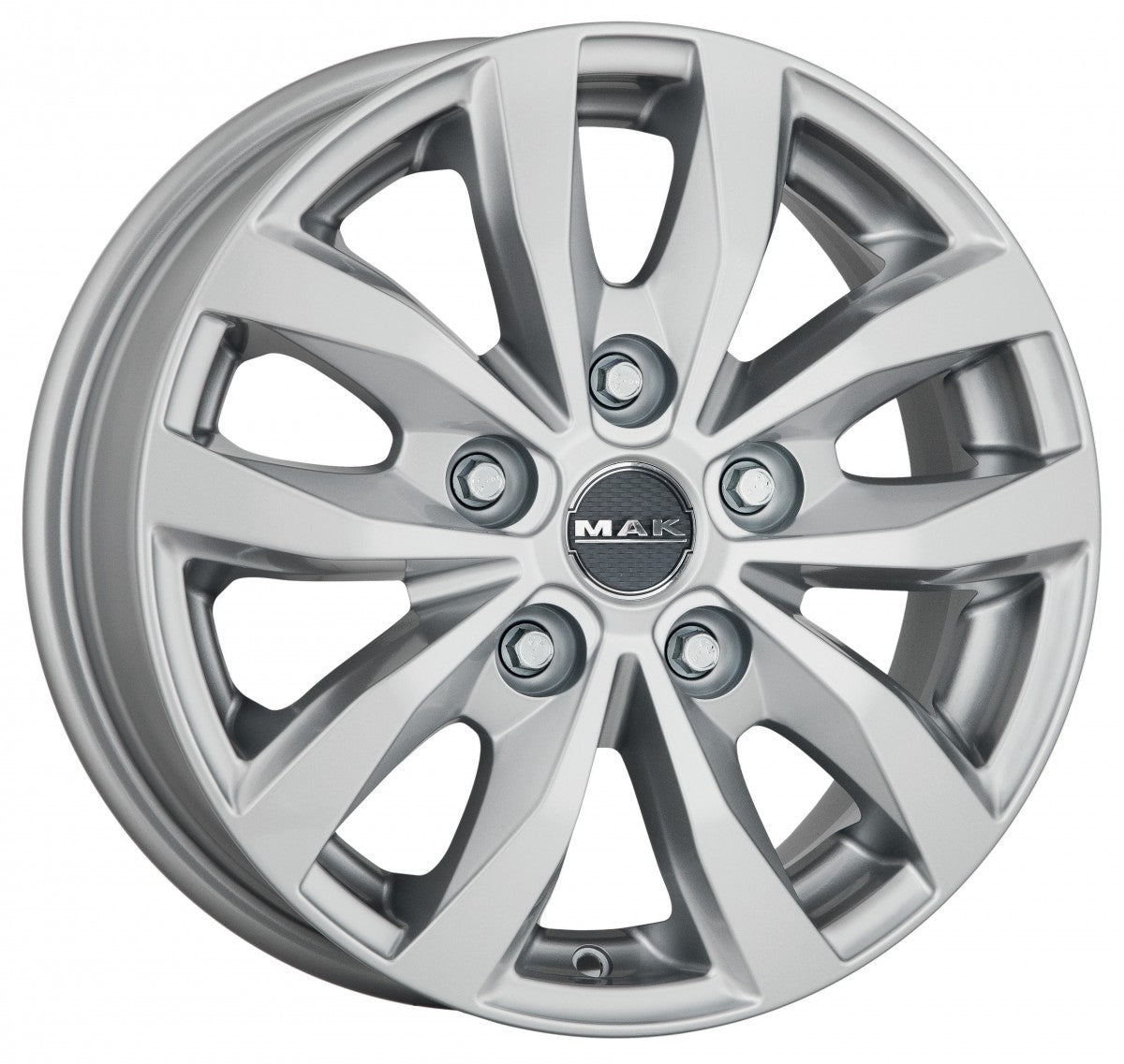 Mak Load 5 silver Alufelge 7x17 Zoll ET55 LK 5x160 ML65.1
