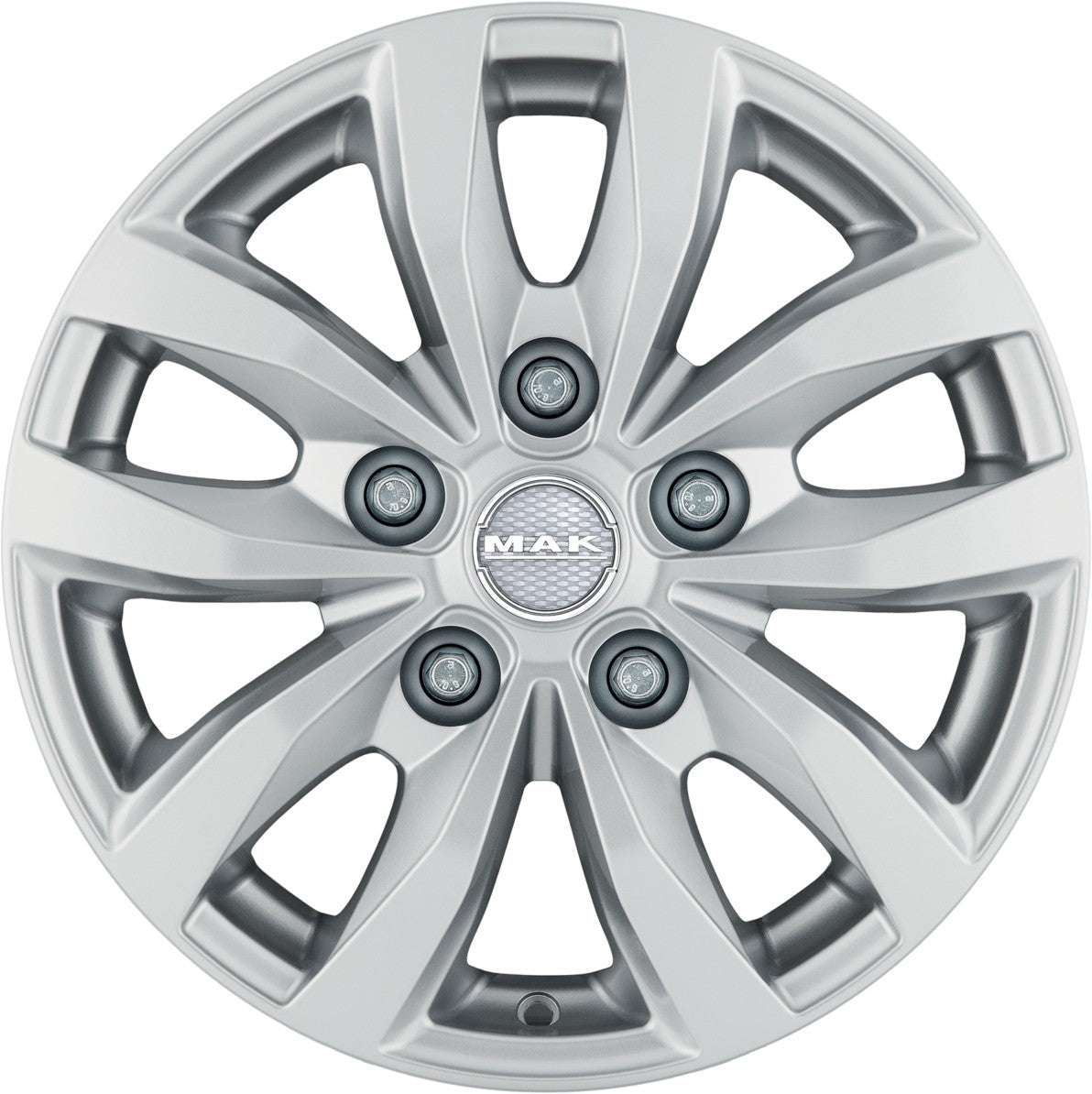 Mak Load 5 silver Alufelge 7x17 Zoll ET55 LK 5x160 ML65.1 – Bild 2