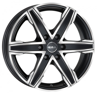 Mak King 6 ice black Alufelge 8x18 Zoll ET30 LK 6x114.3 ML66.1