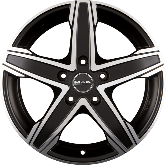Mak King 5 Ice Black Alufelge 6.5x16 Zoll ET55 LK 5x130 ML89.1