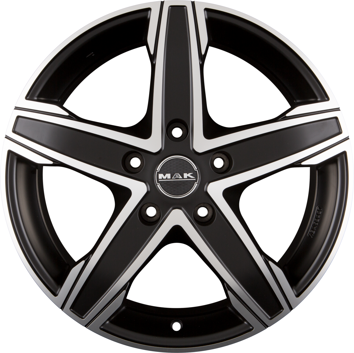 Mak King 5 Ice Black Alufelge 6.5x16 Zoll ET55 LK 5x130 ML89.1