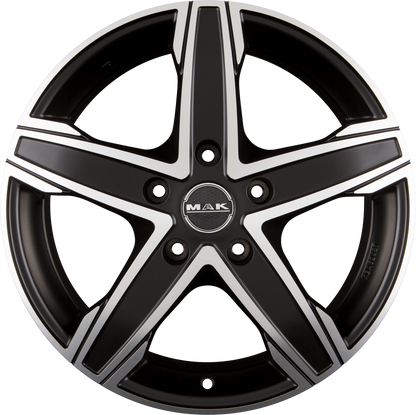 Mak King 5 Ice Black Alufelge 6.5x16 Zoll ET55 LK 5x130 ML89.1