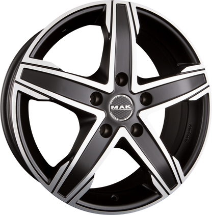 Mak King 5 Ice Black Alufelge 6.5x16 Zoll ET55 LK 5x130 ML89.1 – Bild 2