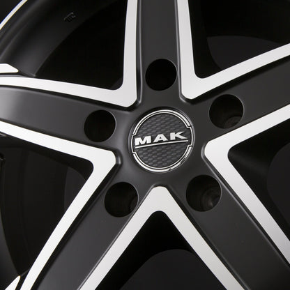 Mak King 5 Ice Black Alufelge 6.5x16 Zoll ET55 LK 5x130 ML89.1 – Bild 4