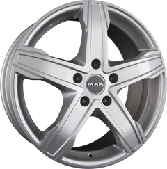 Mak King 5 Silver Alufelge 7.5x17 Zoll ET55 LK 5x120 ML65.1