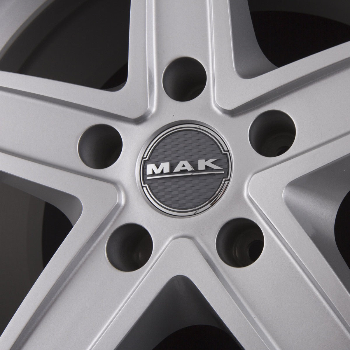 Mak King 5 Silver Alufelge 7.5x17 Zoll ET55 LK 5x120 ML65.1 – Bild 3