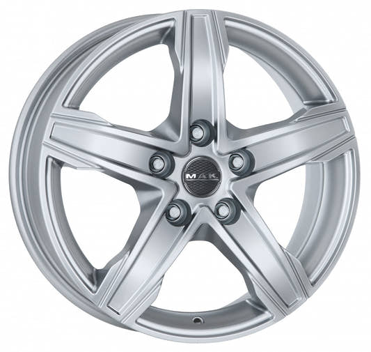 Mak King 5 silver Alufelge 7.5x17 Zoll ET55 LK 5x130 ML78.1