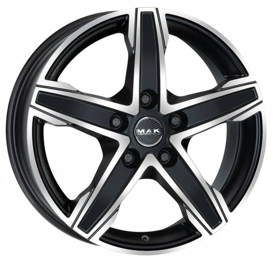 Mak King 5 ice black Alufelge 7.5x17 Zoll ET55 LK 5x160 ML65.1