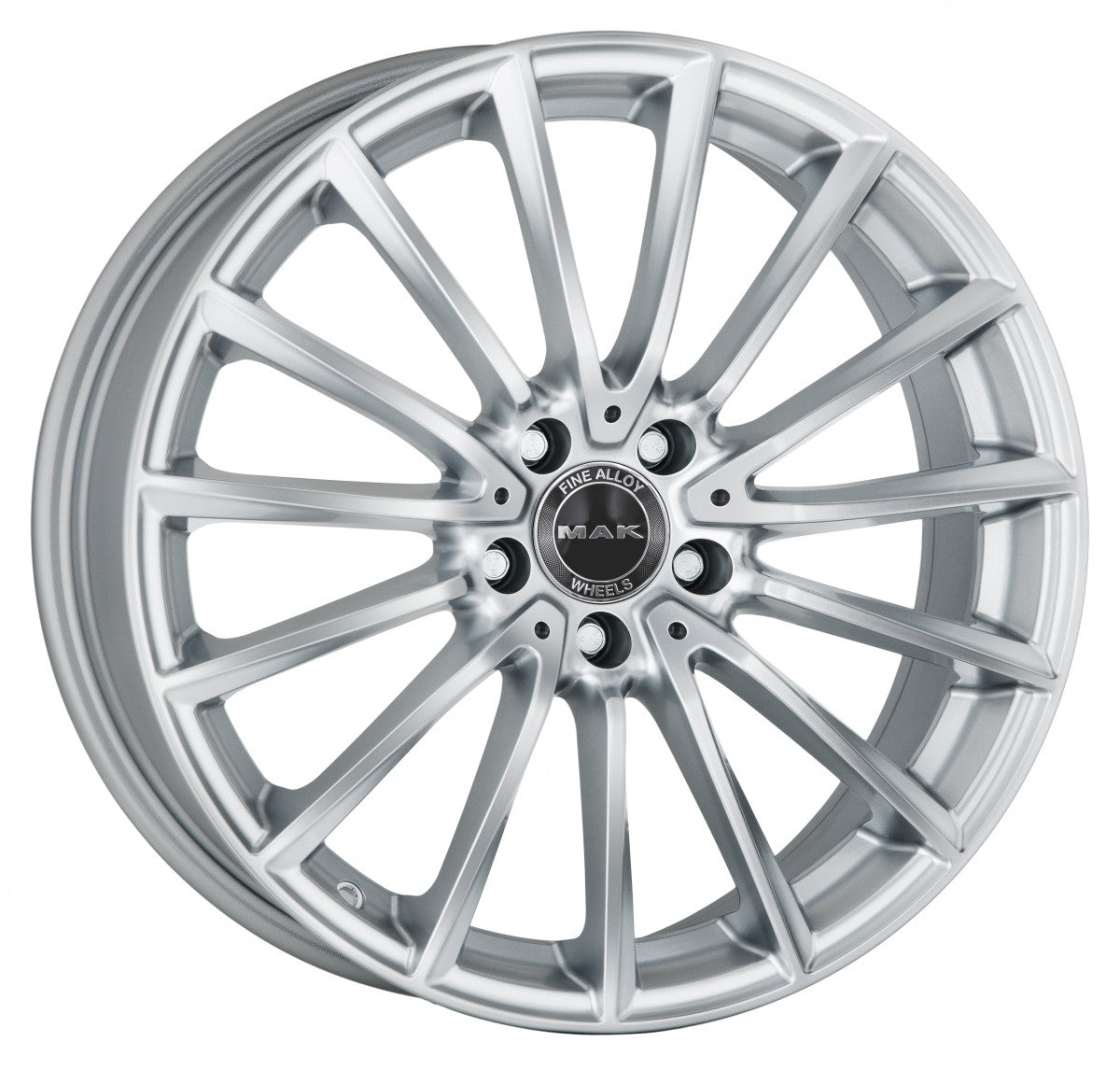 Mak Komet silver Alufelge 8x19 Zoll ET48 LK 5x112 ML66.6