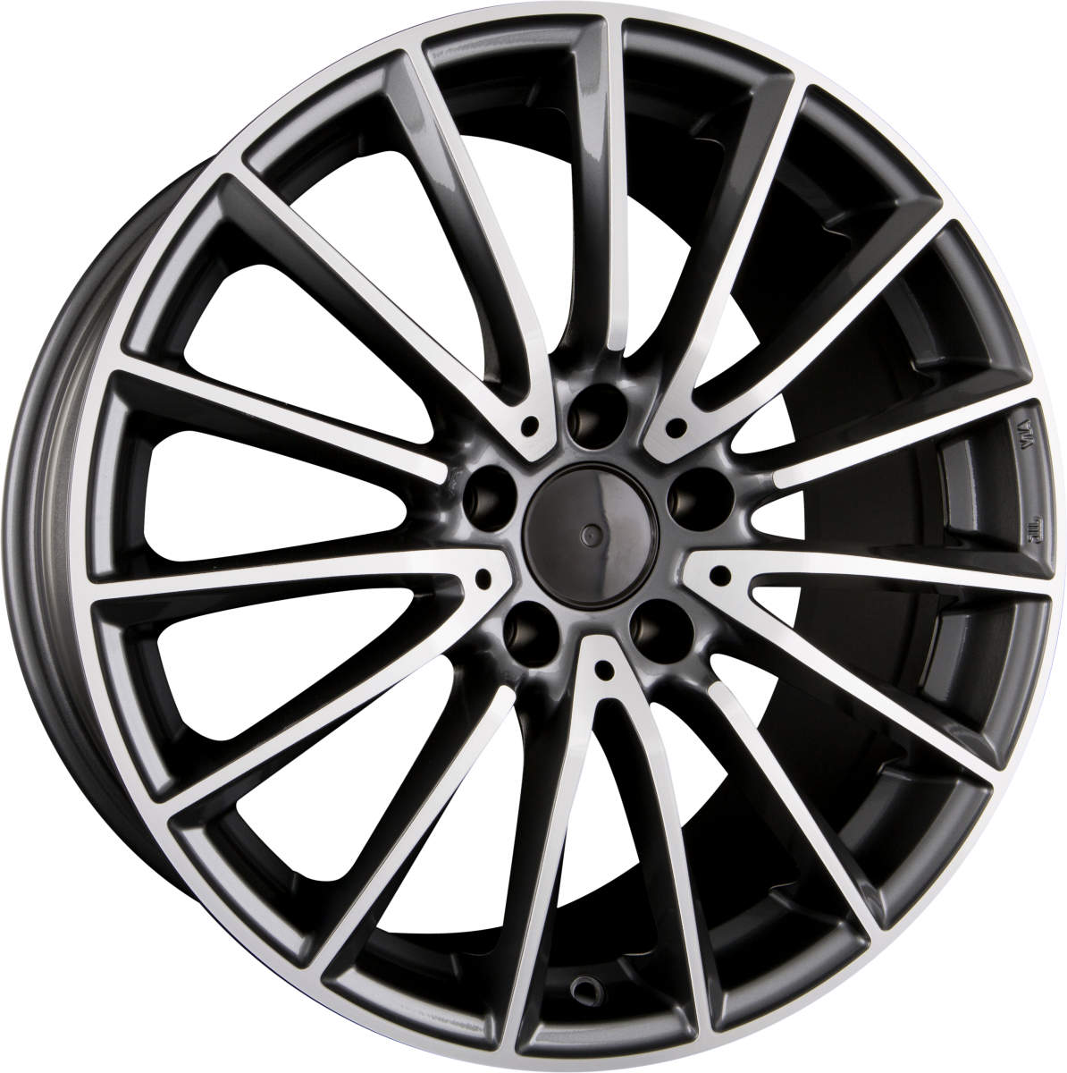 Mak Komet Gun Metal Mirror Face Alufelge 9x18 Zoll ET42 LK 5x112 ML66.6 – Bild 2
