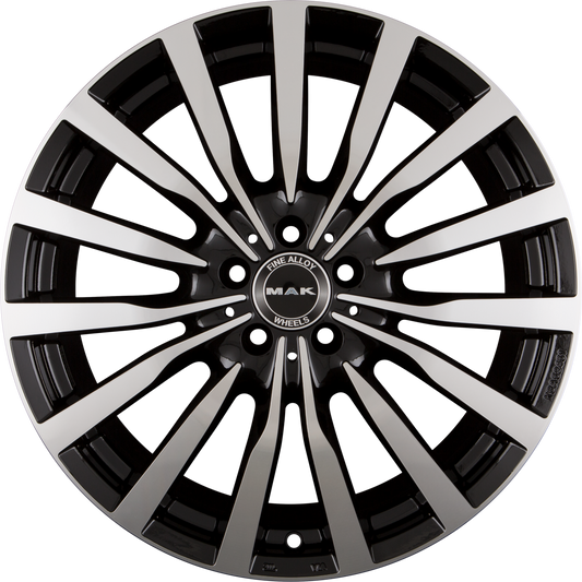 Mak Krone Black Mirror Alufelge 9.5x19 Zoll ET46 LK 5x112 ML66.6