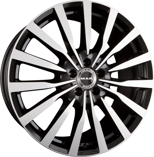 Mak Krone Black Mirror Alufelge 9.5x19 Zoll ET46 LK 5x112 ML66.6 – Bild 2