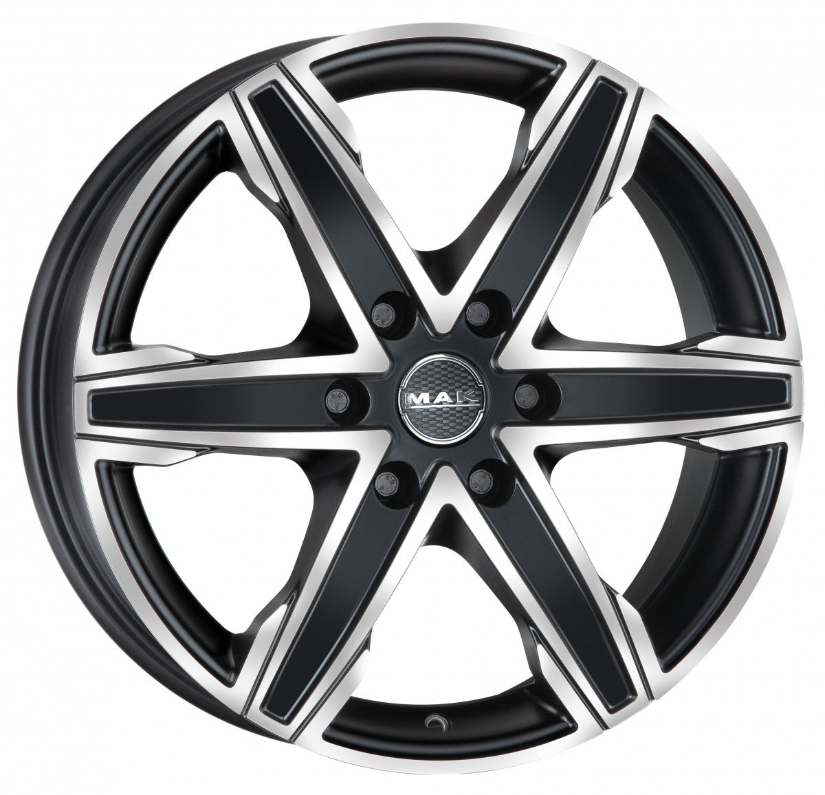 Mak King 6 ice black Alufelge 7.5x17 Zoll ET45 LK 6x114.3 ML66.1