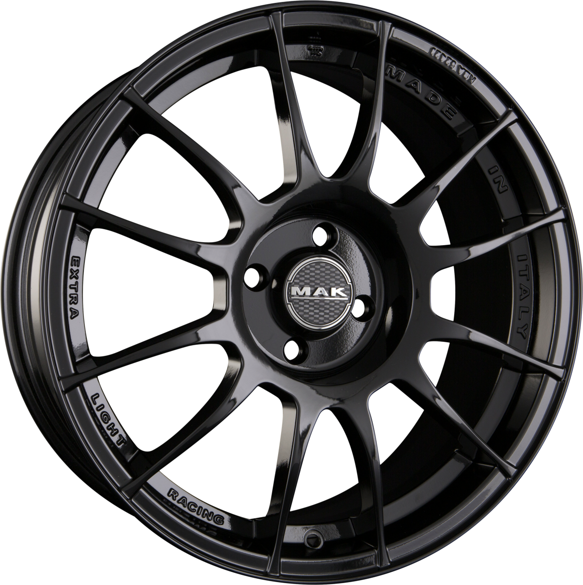 Mak XLR gloss black Alufelge 7x17 Zoll ET42 LK 4x108 ML63.4 – Bild 4