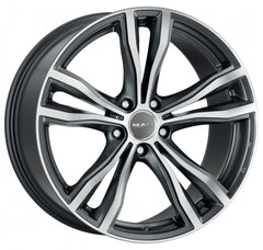Mak X-Mode Gun Metal Mirror Face Alufelge 10.5x20 Zoll ET40 LK 5x112 ML66.6