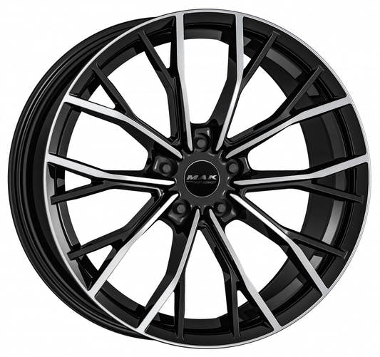 Mak Prime-D-FF black mirror Alufelge 9x20 Zoll ET35 LK 5x120 ML72.6