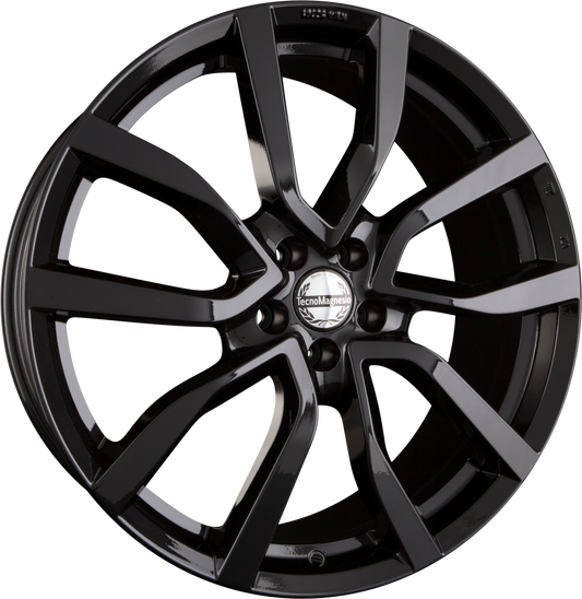 Tecnomagnesio Shake X Glossy Black Alufelge 8x20 Zoll ET45 LK 5x108 ML63.4 – Bild 2