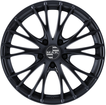 Mak Rennen matt black Alufelge 8.5x19 Zoll ET21 LK 5x112 ML66.45 – Bild 2