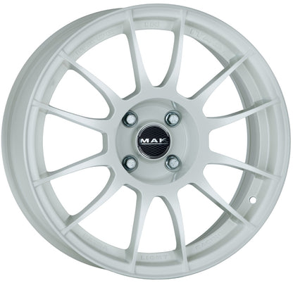 Mak XLR gloss white Alufelge 7x16 Zoll ET45 LK 4x108 ML63.4