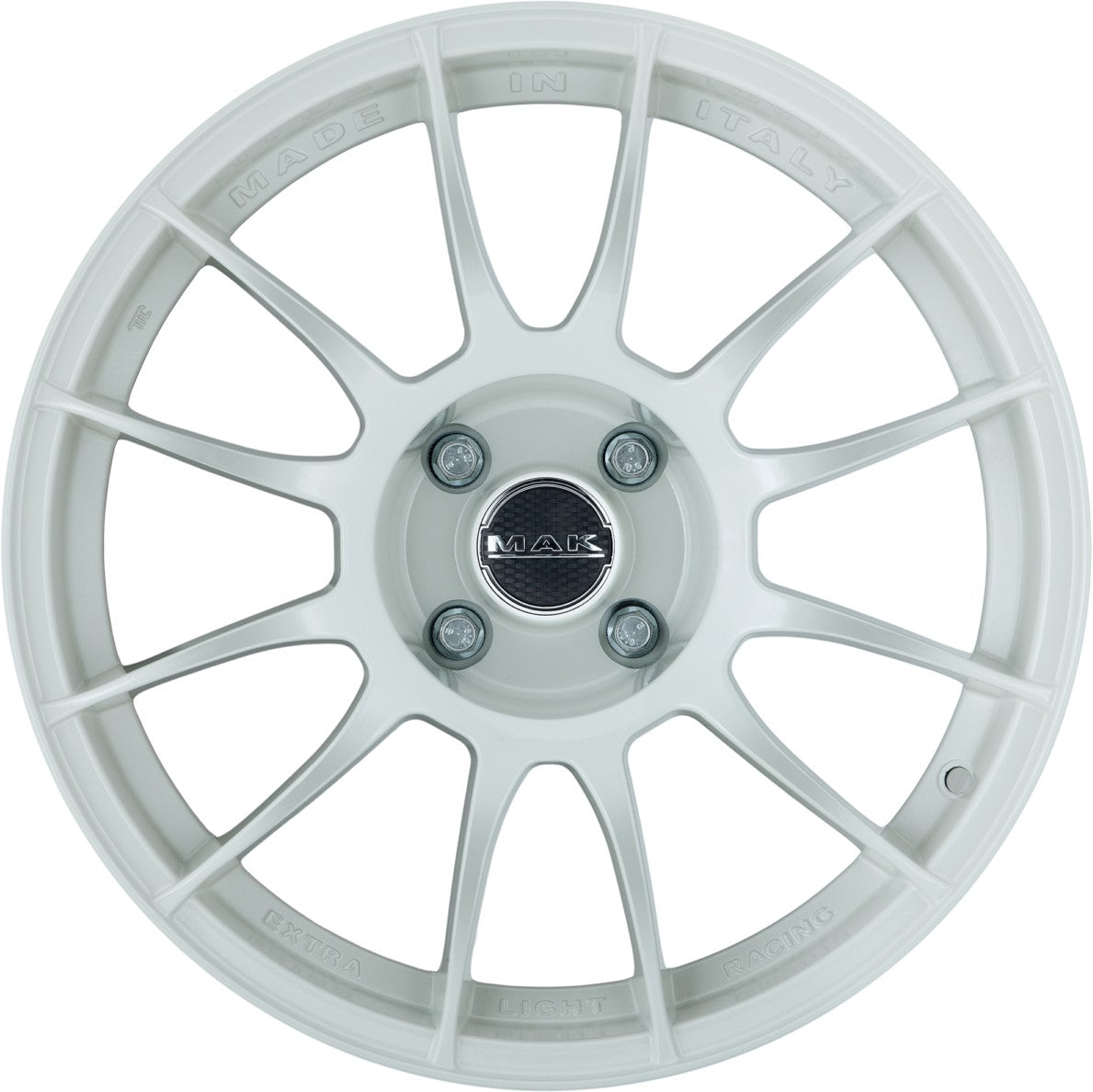 Mak XLR gloss white Alufelge 7x16 Zoll ET45 LK 4x108 ML63.4 – Bild 2