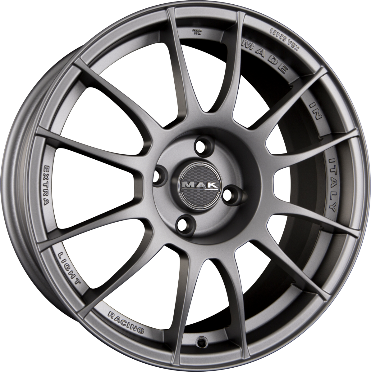 Mak XLR matt graphite Alufelge 7x16 Zoll ET40 LK 4x100 ML72 – Bild 2