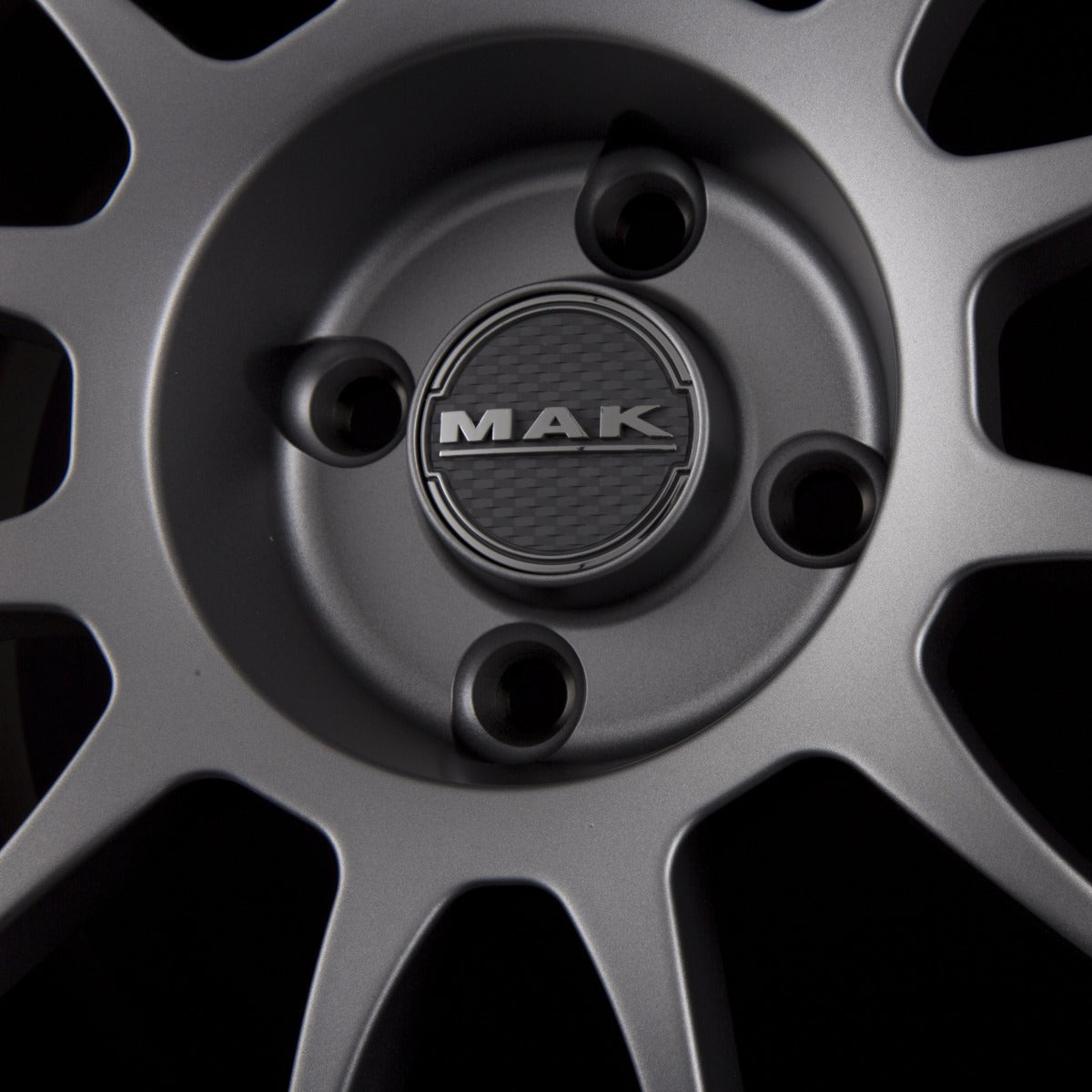 Mak XLR matt graphite Alufelge 7x16 Zoll ET40 LK 4x100 ML72 – Bild 4