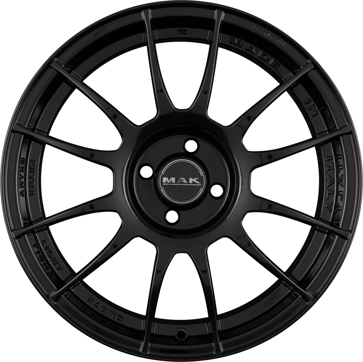 Mak XLR gloss black Alufelge 7.5x18 Zoll ET45 LK 4x108 ML63.4 – Bild 3