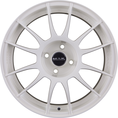 Mak XLR gloss white Alufelge 7.5x18 Zoll ET40 LK 4x100 ML72 – Bild 3