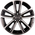 Mak Magma Black Mirror Face Alufelge 7x18 Zoll ET39 LK 5x100 ML54.1