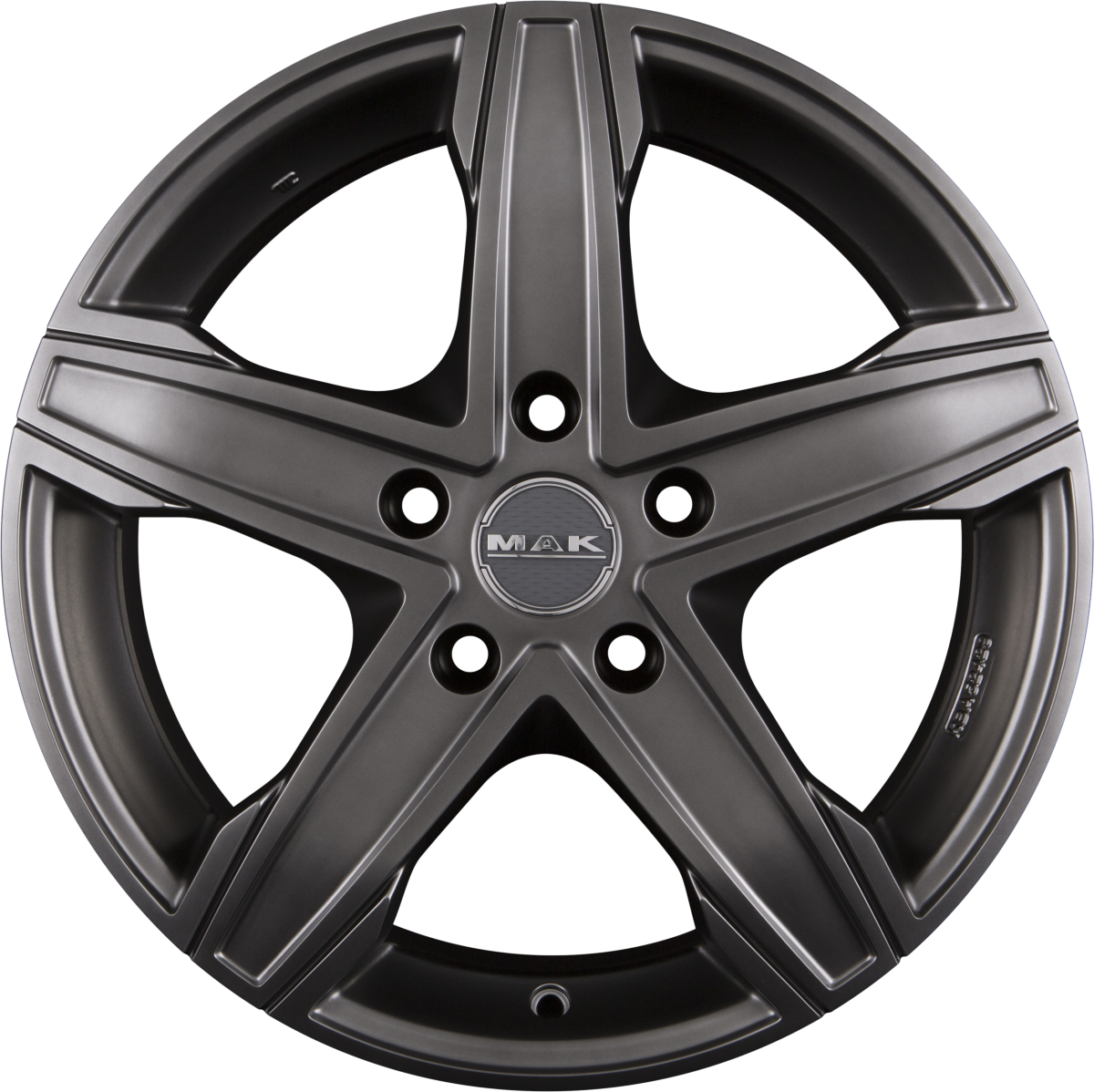 Mak King 5 Matt Titan Alufelge 8x18 Zoll ET50 LK 5x120 ML65.1