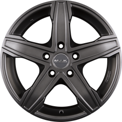 Mak King 5 Matt Titan Alufelge 8x18 Zoll ET50 LK 5x120 ML65.1
