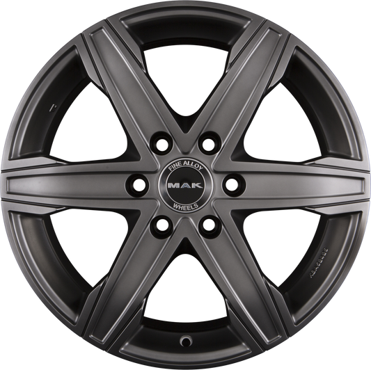 Mak King 6 Matt Titan Alufelge 8x18 Zoll ET50 LK 6x130 ML84.1