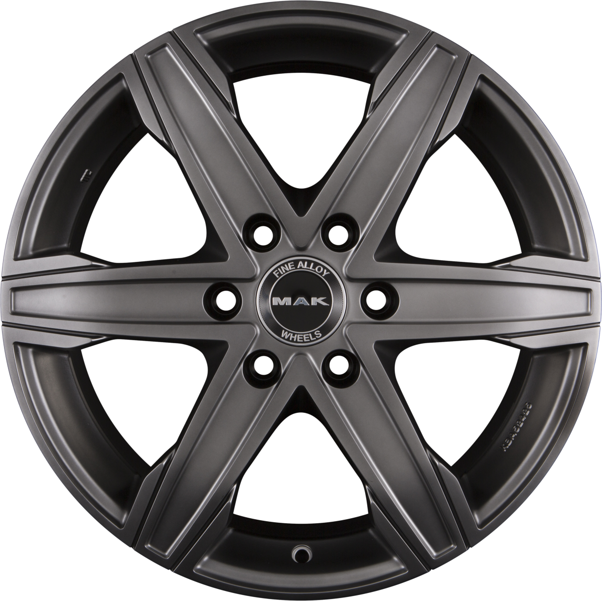 Mak King 6 Matt Titan Alufelge 8x18 Zoll ET50 LK 6x130 ML84.1
