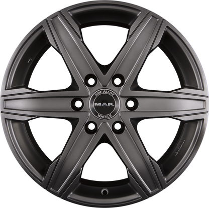 Mak King 6 Matt Titan Alufelge 8x18 Zoll ET50 LK 6x130 ML84.1