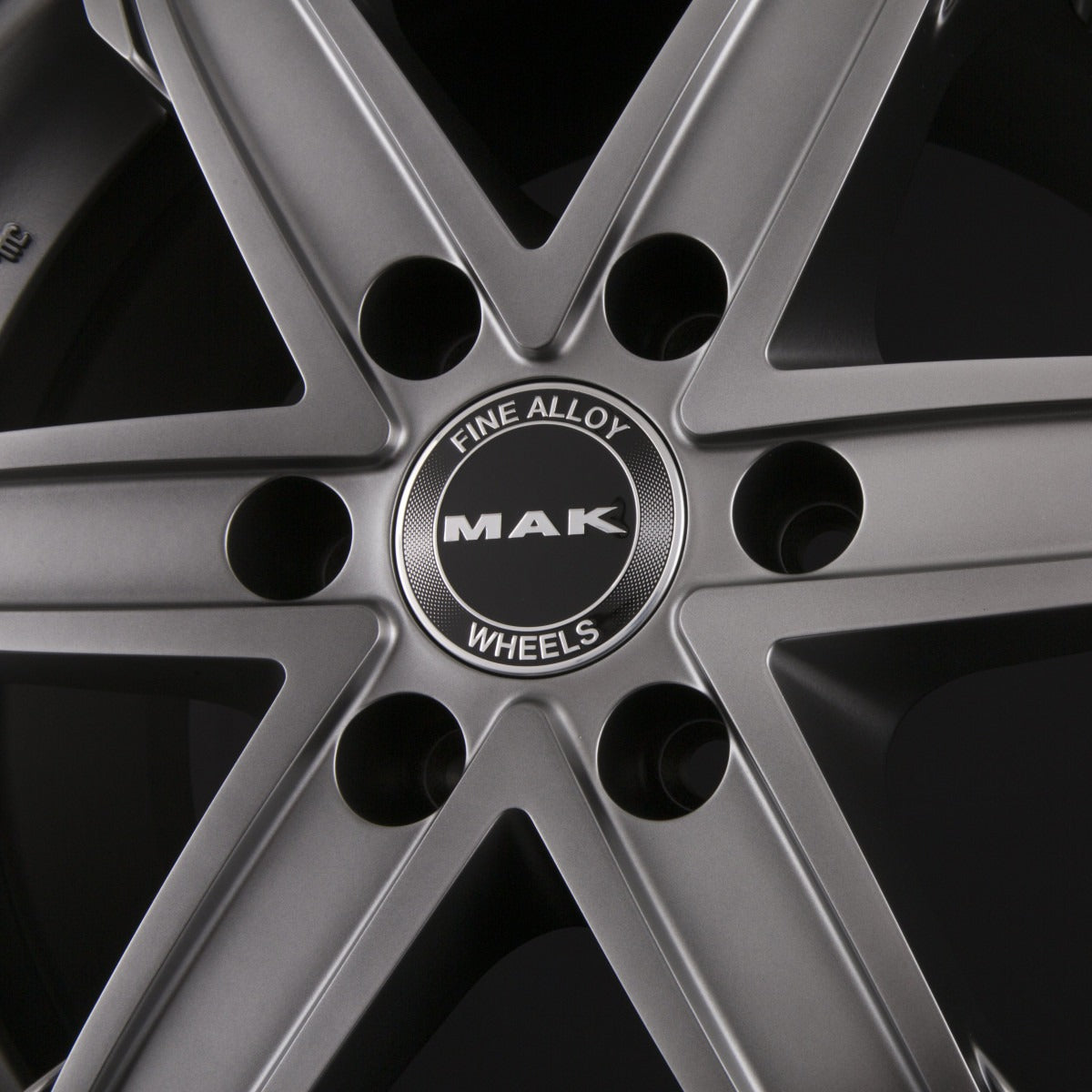 Mak King 6 Matt Titan Alufelge 8x18 Zoll ET50 LK 6x130 ML84.1 – Bild 4