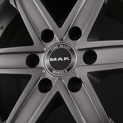 Mak King 6 Matt Titan Alufelge 8x18 Zoll ET50 LK 6x130 ML84.1 – Bild 4