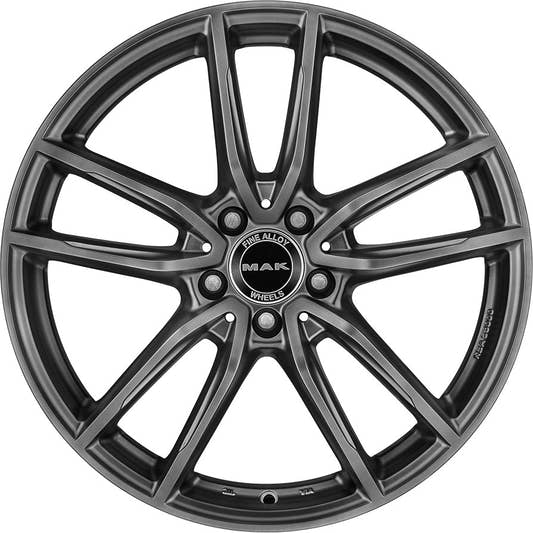 Mak Aria Hyper Silver Alufelge 8x19 Zoll ET48 LK 5x112 ML66.6 – Bild 2