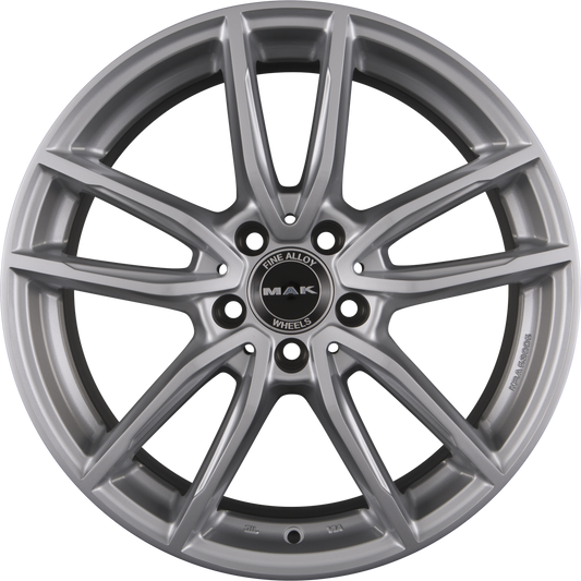 Mak Evo Silver Alufelge 9x19 Zoll ET50 LK 5x112 ML66.6