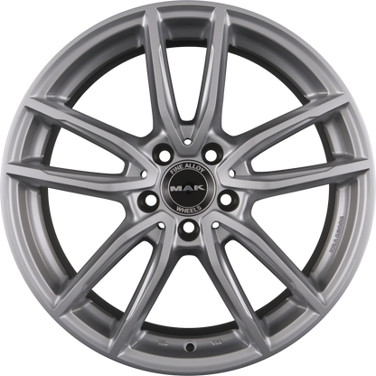 Mak Evo Silver Alufelge 9x19 Zoll ET50 LK 5x112 ML66.6