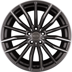Mak Rapp Gun Metal Mirror Face Alufelge 9x19 Zoll ET37 LK 5x120 ML74.1