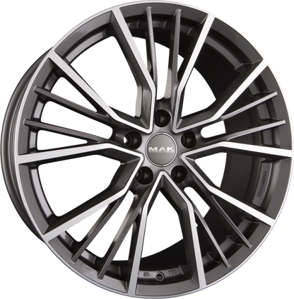 Mak Union Gun Metal Mirror Face Alufelge 8.5x19 Zoll ET42 LK 5x112 ML66.6 – Bild 2
