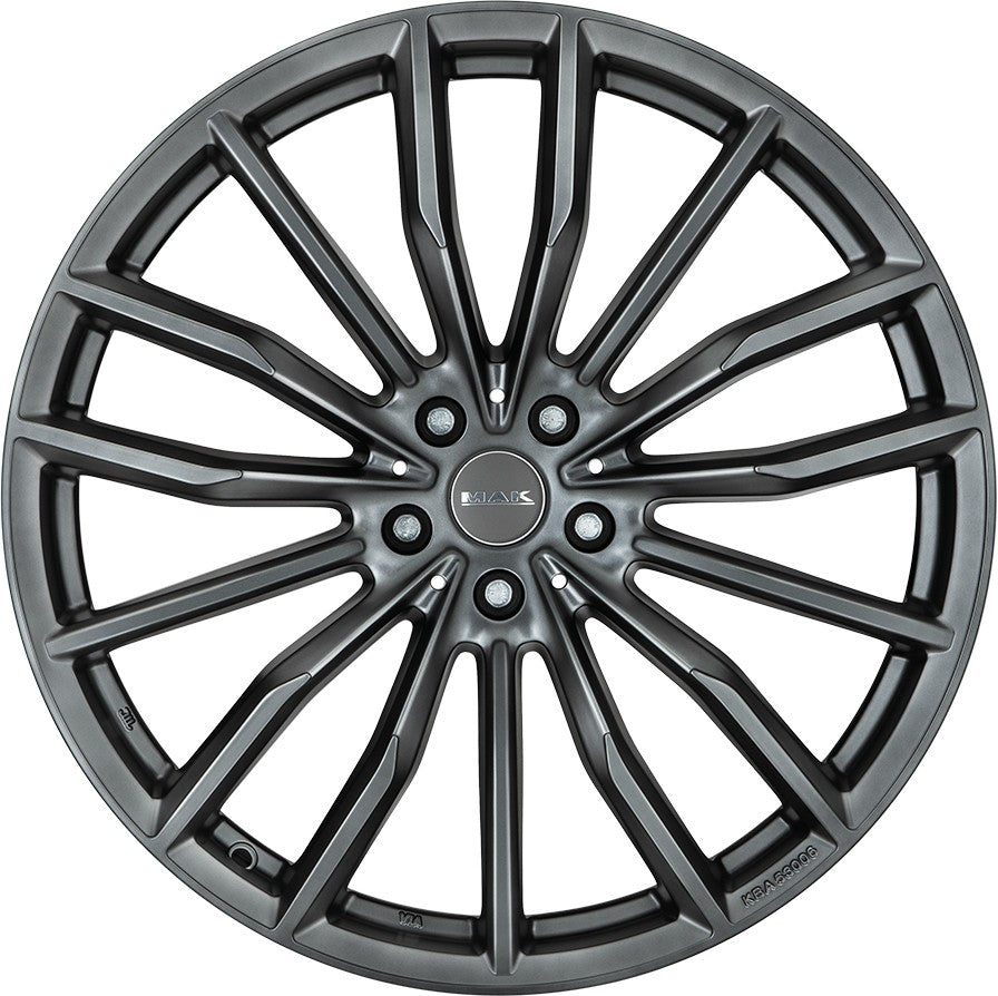 Mak Rapp matt titan Alufelge 9.5x21 Zoll ET37 LK 5x112 ML66.6 – Bild 2