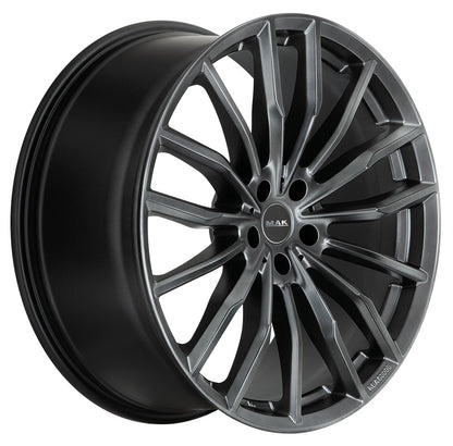 Mak Rapp matt titan Alufelge 9.5x21 Zoll ET37 LK 5x112 ML66.6 – Bild 3