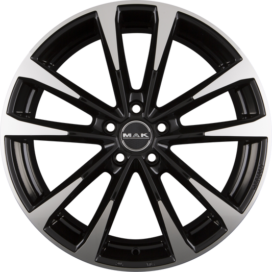 Mak Main Black Mirror Face Alufelge 7.5x18 Zoll ET51 LK 5x112 ML57.1