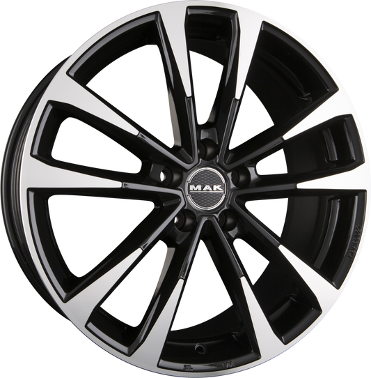 Mak Main Black Mirror Face Alufelge 7.5x18 Zoll ET51 LK 5x112 ML57.1 – Bild 2