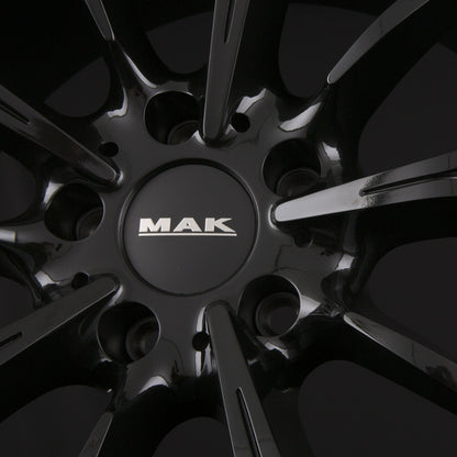 Mak Fabrik Gloss Black Alufelge 8.5x19 Zoll ET25 LK 5x112 ML66.6 – Bild 4