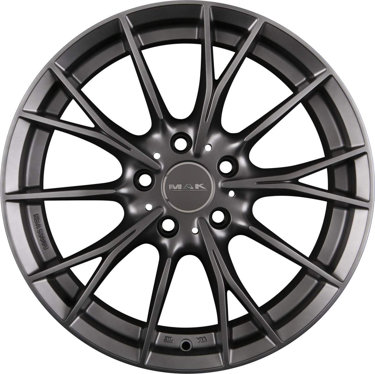 Mak Fabrik Matt Titan Alufelge 8x20 Zoll ET30 LK 5x120 ML72.6
