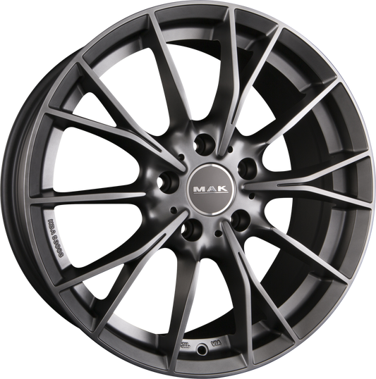 Mak Fabrik Matt Titan Alufelge 8x20 Zoll ET30 LK 5x120 ML72.6 – Bild 2
